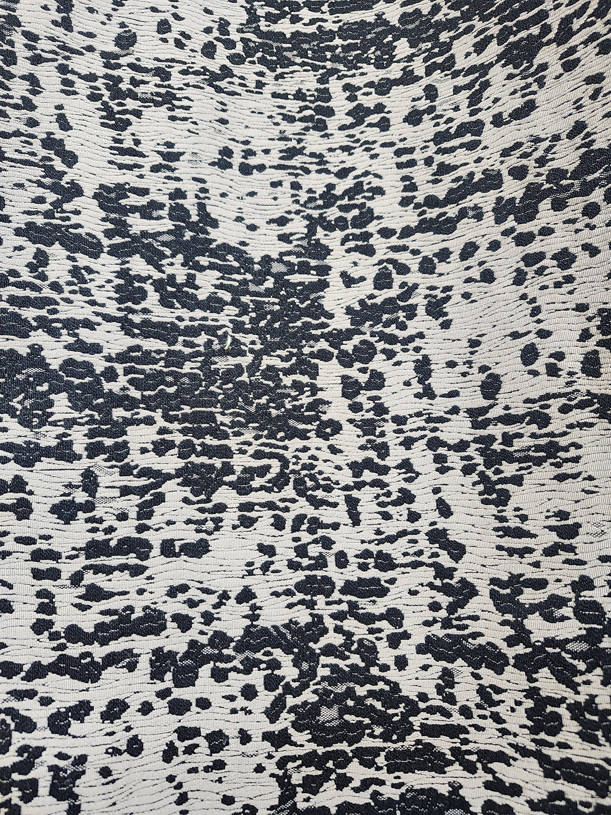 Grey and black polyester upholstery fabric
