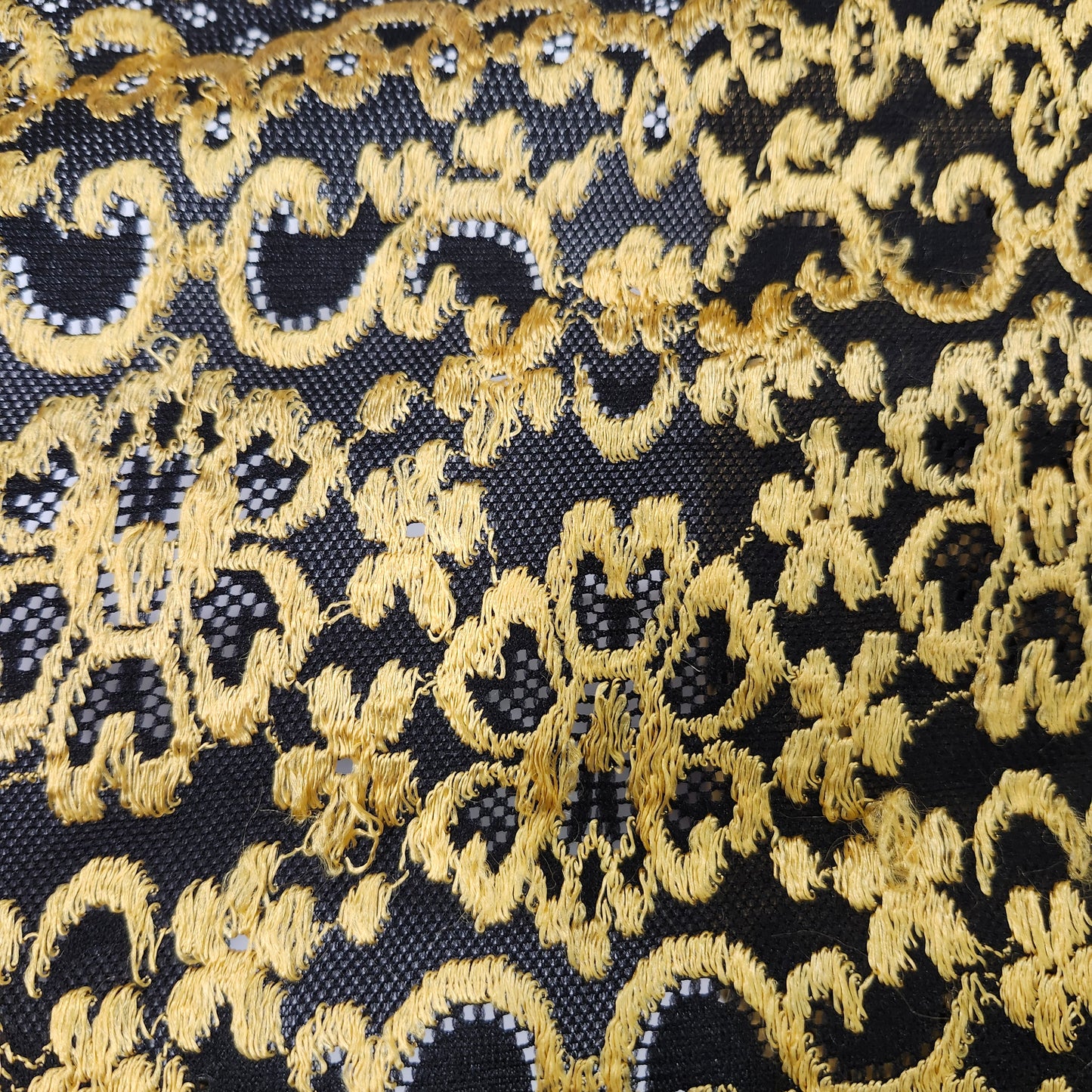 Gold & Black Lace