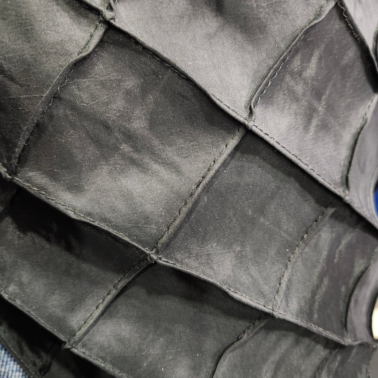 Taffeta, Diamond Pattern, Black