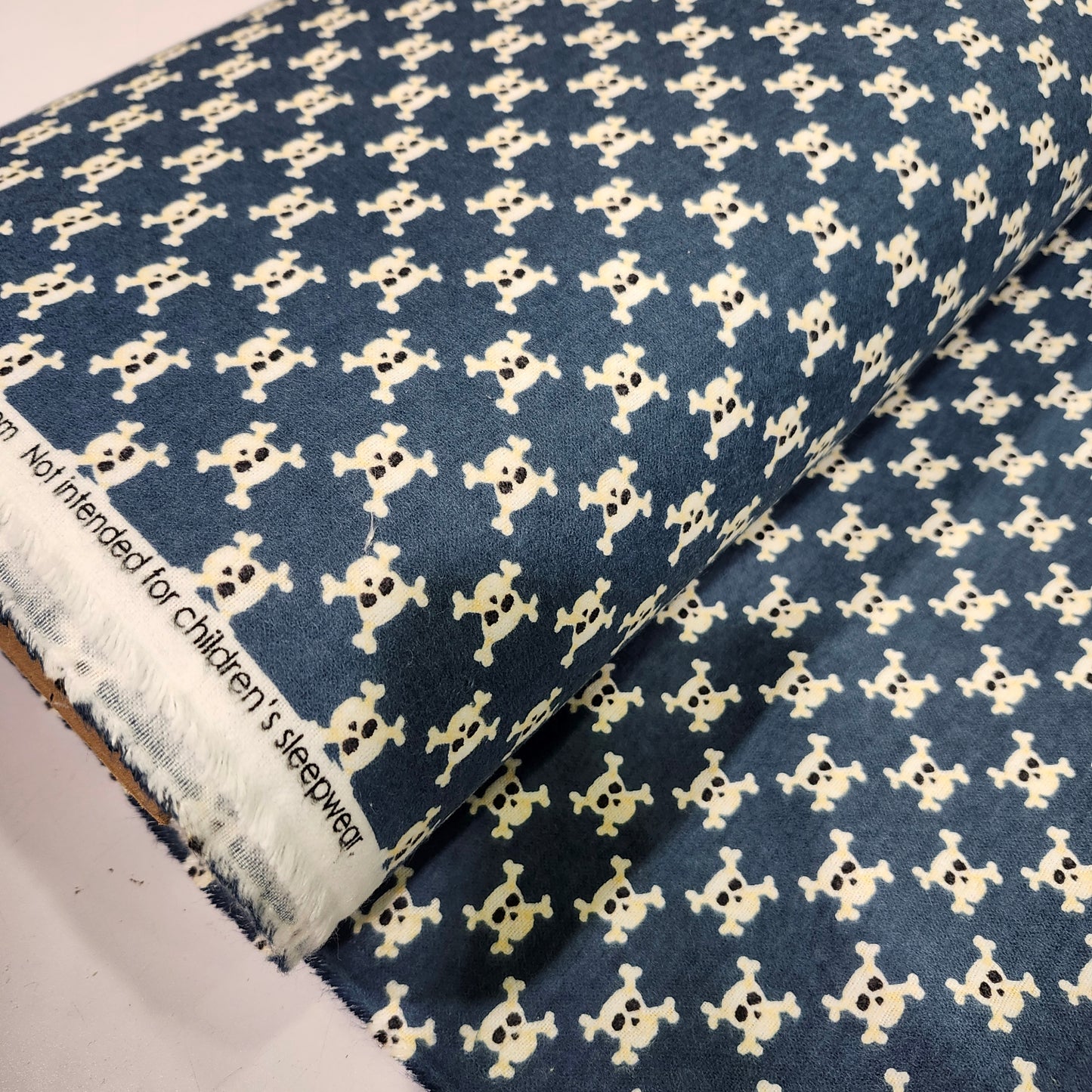 Flannel Skulls, Teal