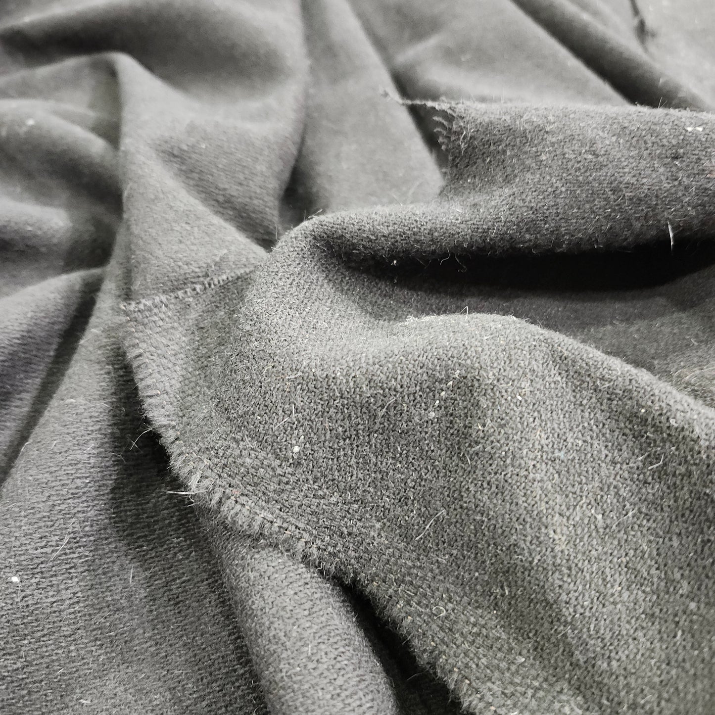 Wool, Black, Fire Retardant