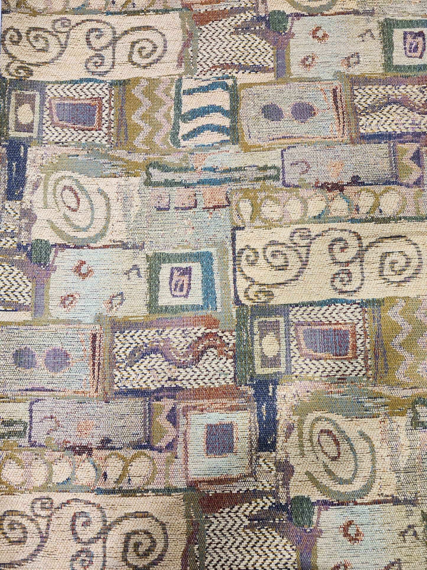 Wool blend Melton abstract pattern upholstery fabric with a soft brushed finish for furniture and home décor