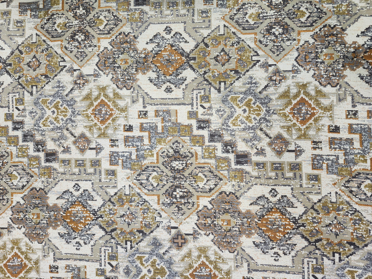 Wool blend Melton Persian upholstery fabric with a soft brushed finish for furniture and home décor
