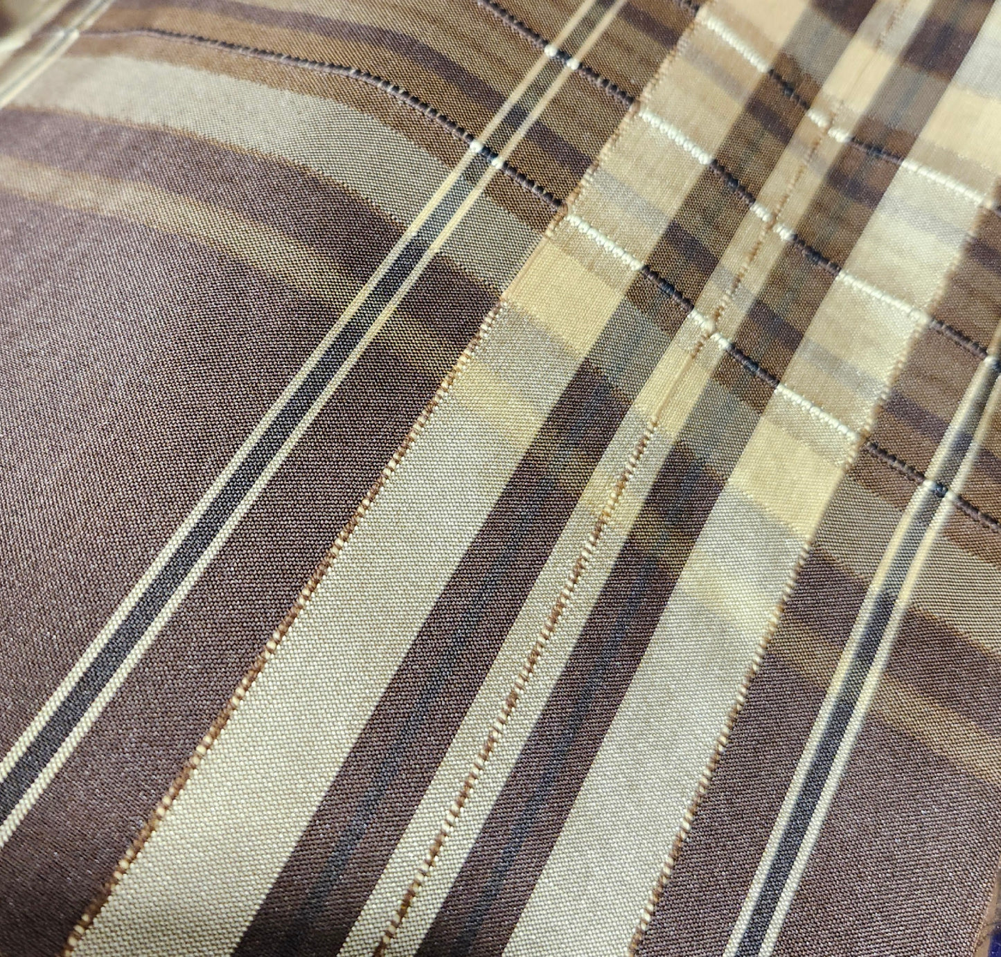 Wide Brown Drapery