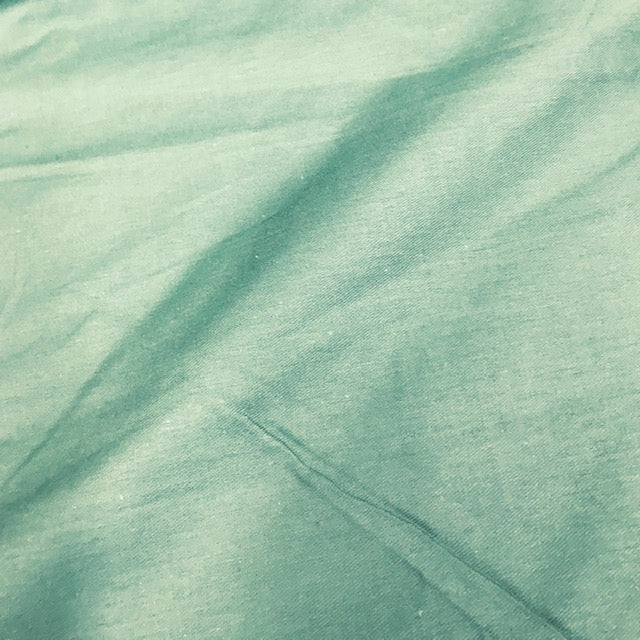 Solid Cypress teal green cotton fabric with a smooth woven surface
