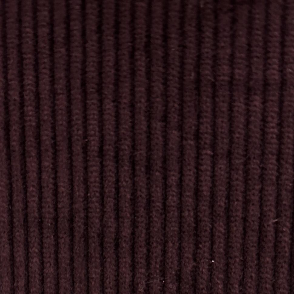 Brown velvet upholstery fabric with a soft ribbed corduroy look-a-like texture