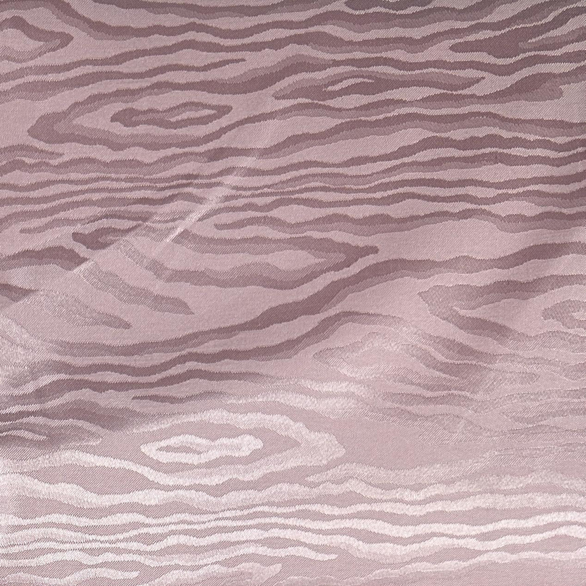 Wide width light purple satin drapery fabric with a smooth, lustrous finish