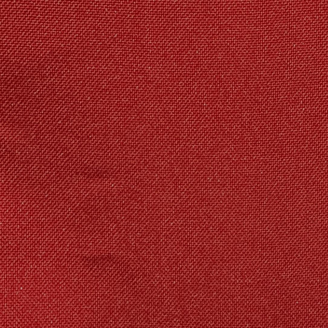 Lightweight red polyester fabric for coats, suits, skirts and dresses