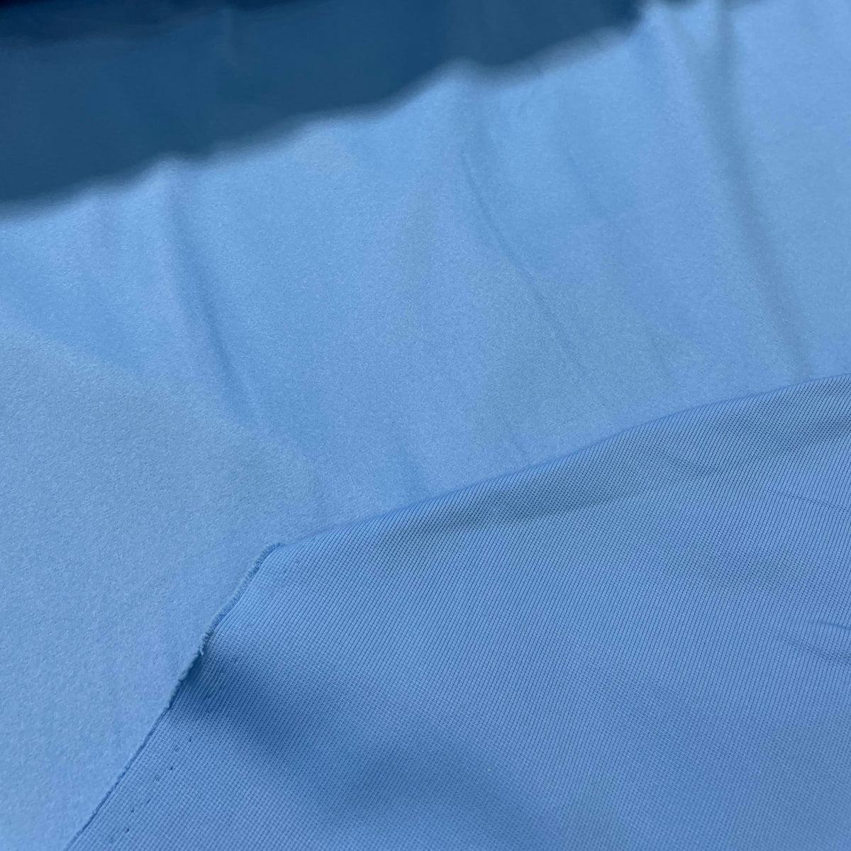 Stretch Cotton Hoodie Fabric Blue