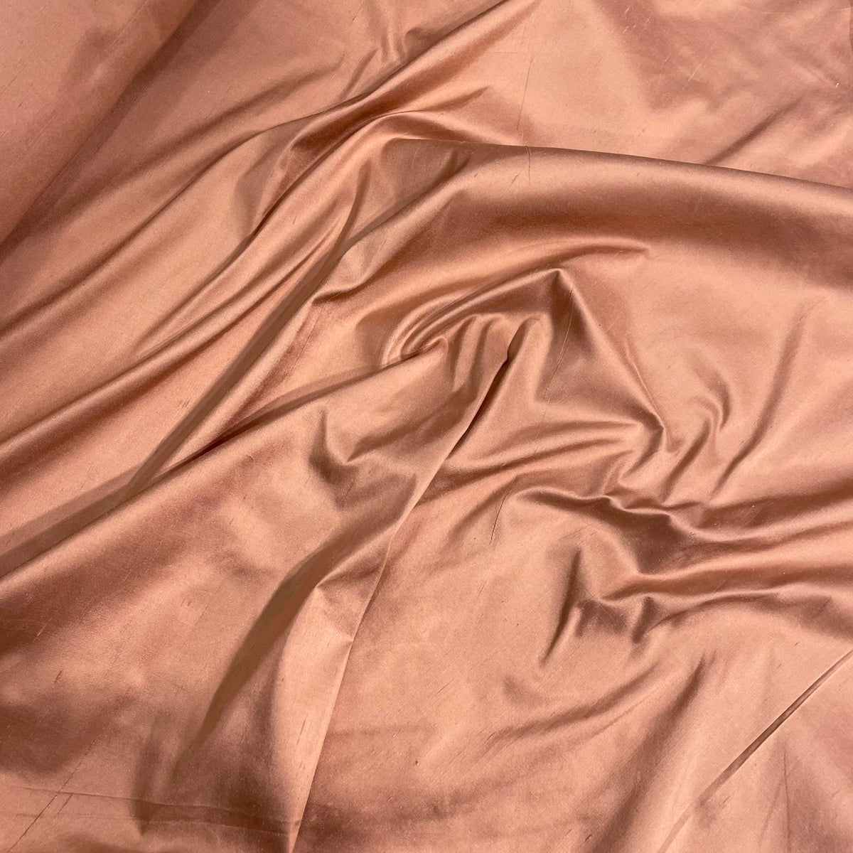 100% silk Dupioni lilac pink fabric with textured surface
