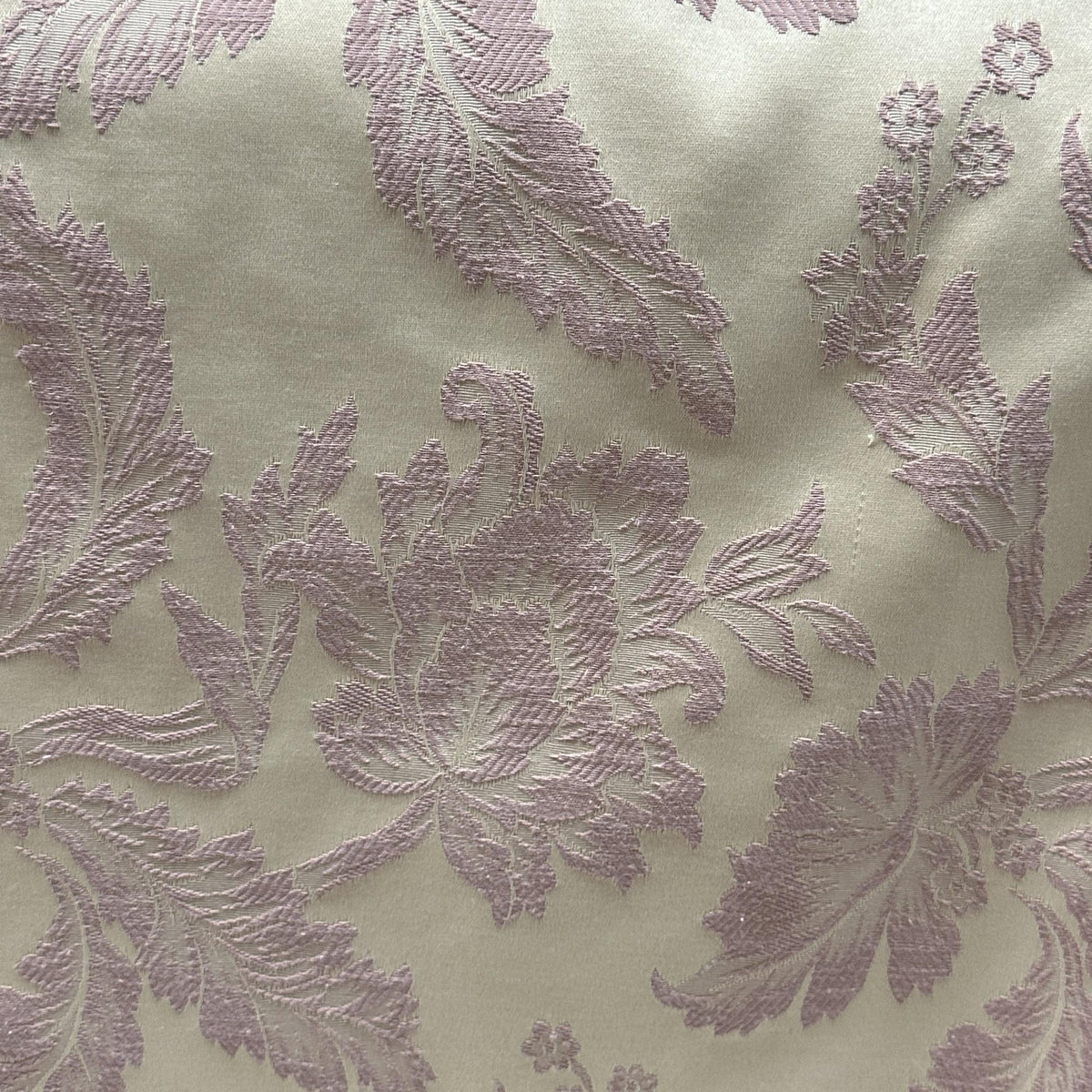 Lilac floral polyester upholstery fabric for furniture and home décor