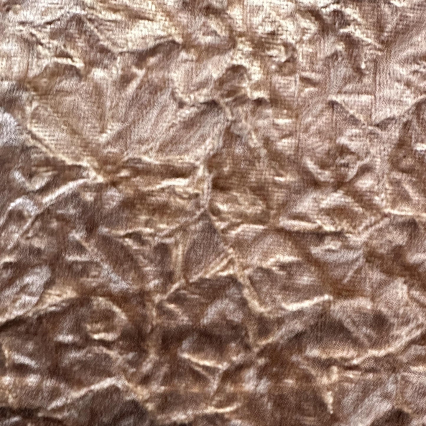 Brown textured velvet upholstery fabric with a soft solid surface and subtle raised texture