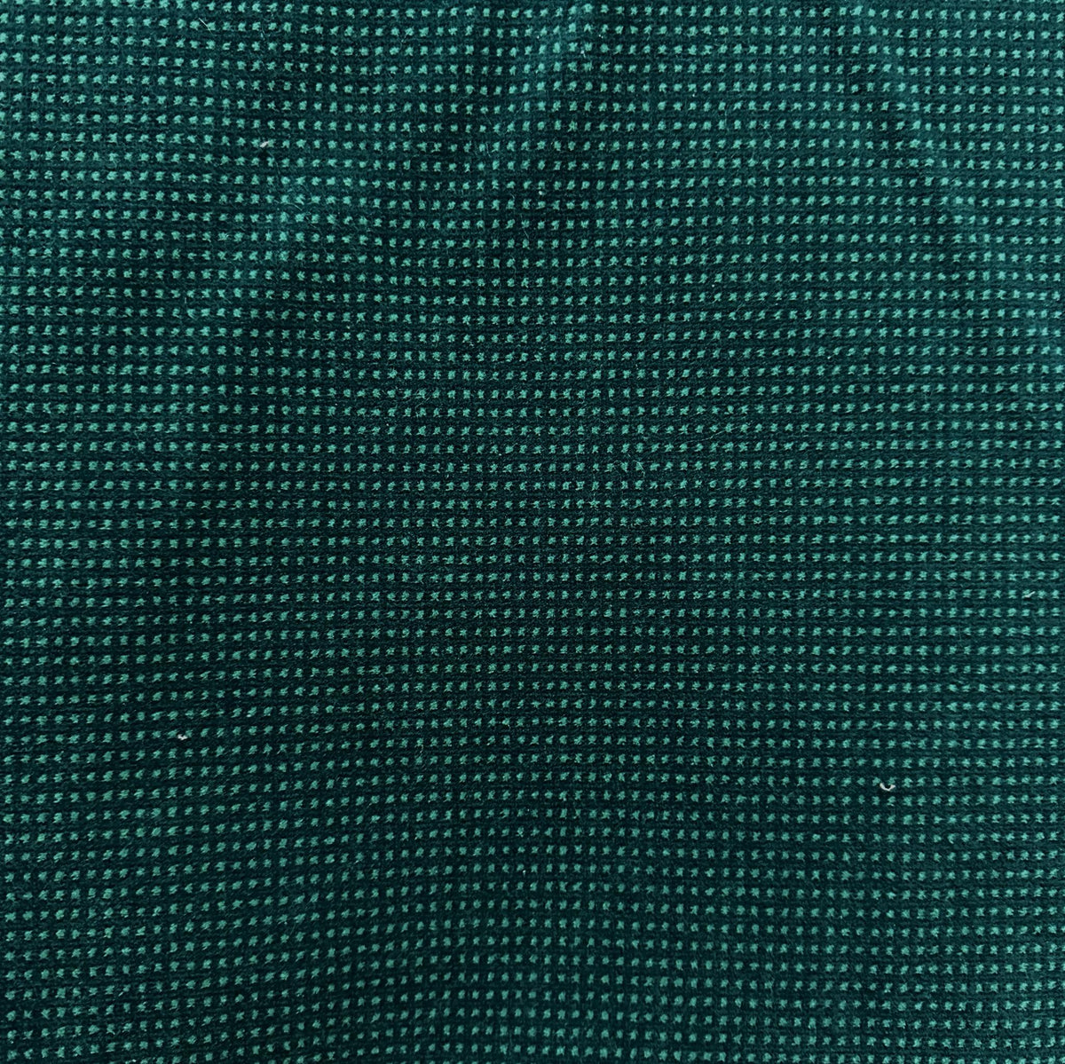 Teal velvet upholstery fabric with polka dot pattern for furniture and home décor