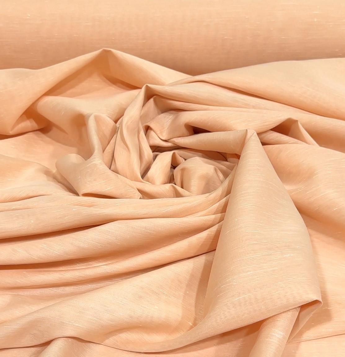 Sheer Wide Width Chalet Linen Powder Pink