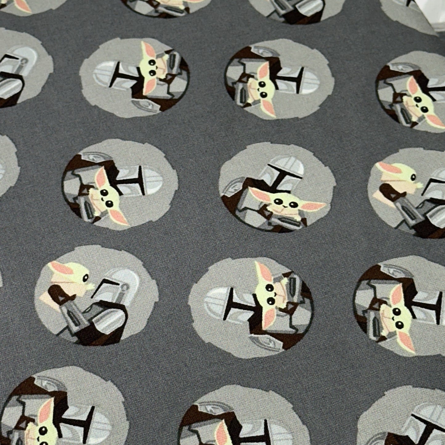 Cotton "Mandalorian Child Gray"