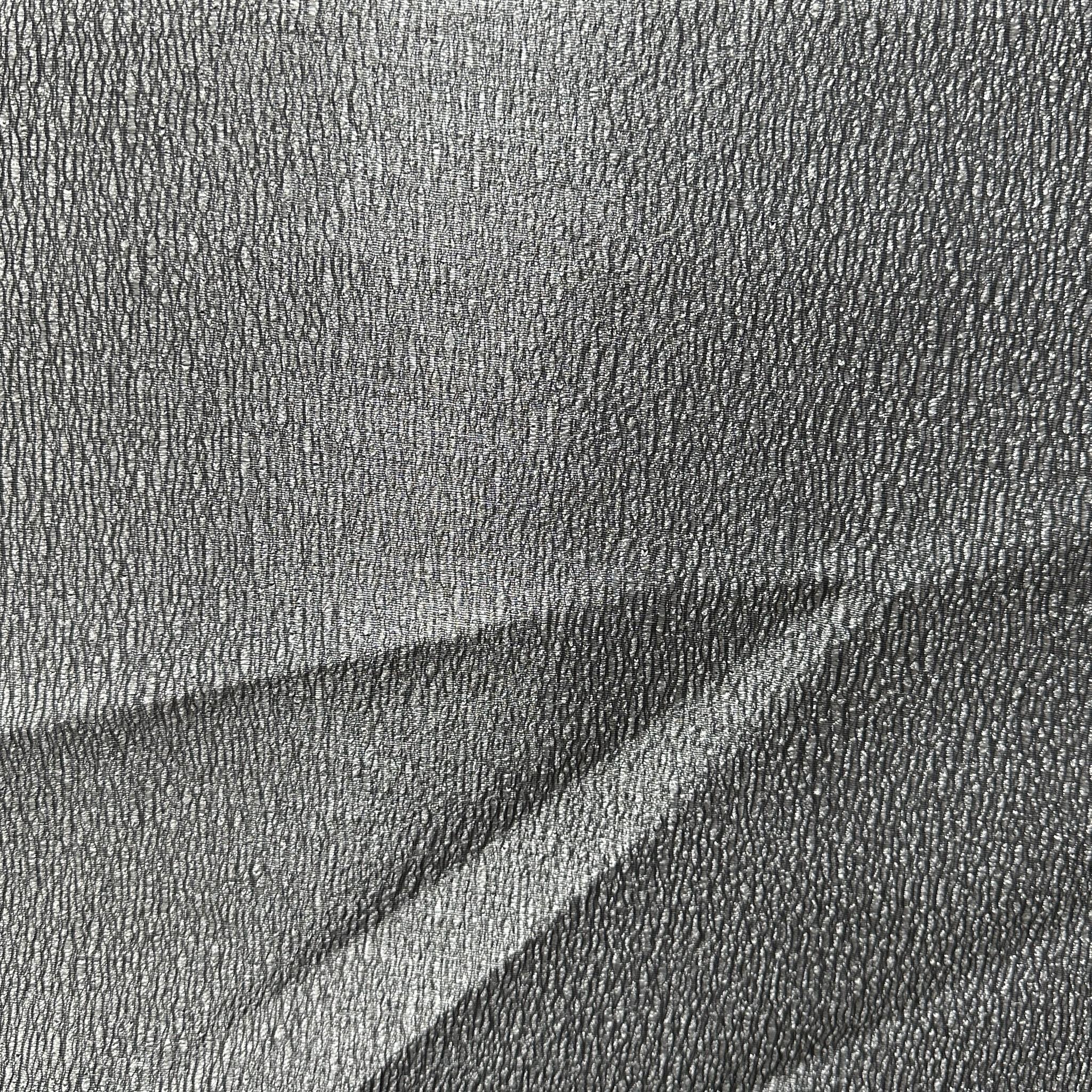 Drapery Fabric Silver & Black
