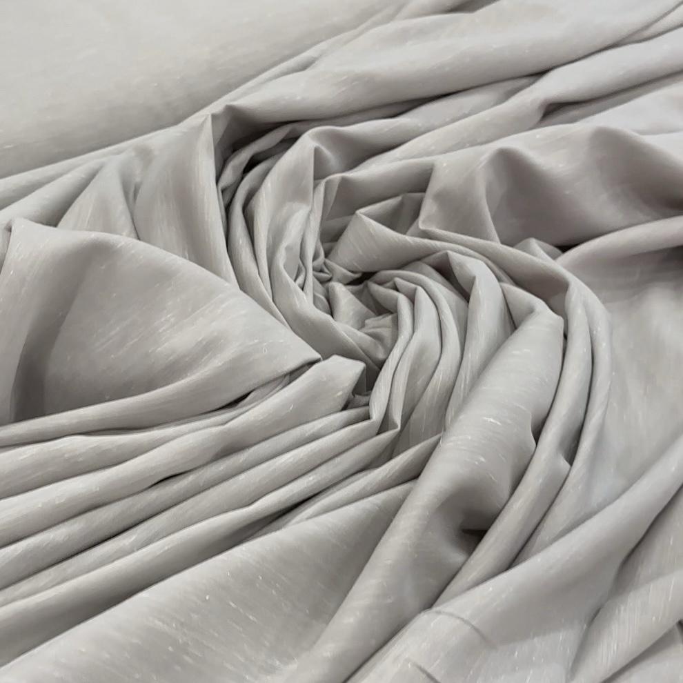 Sheer Wide Width Chalet Linen Silver Grey