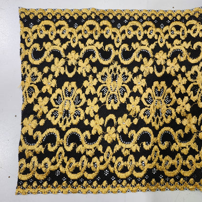 Gold & Black Lace