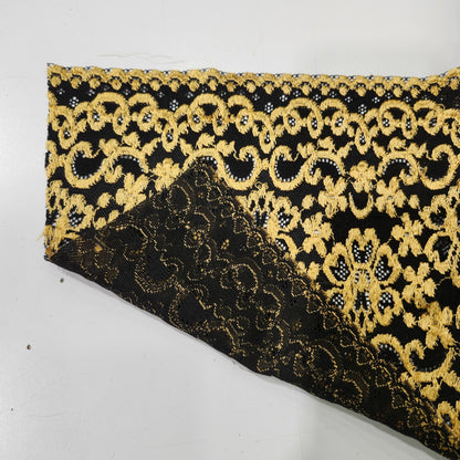 Gold & Black Lace