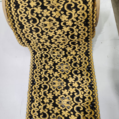 Gold & Black Lace