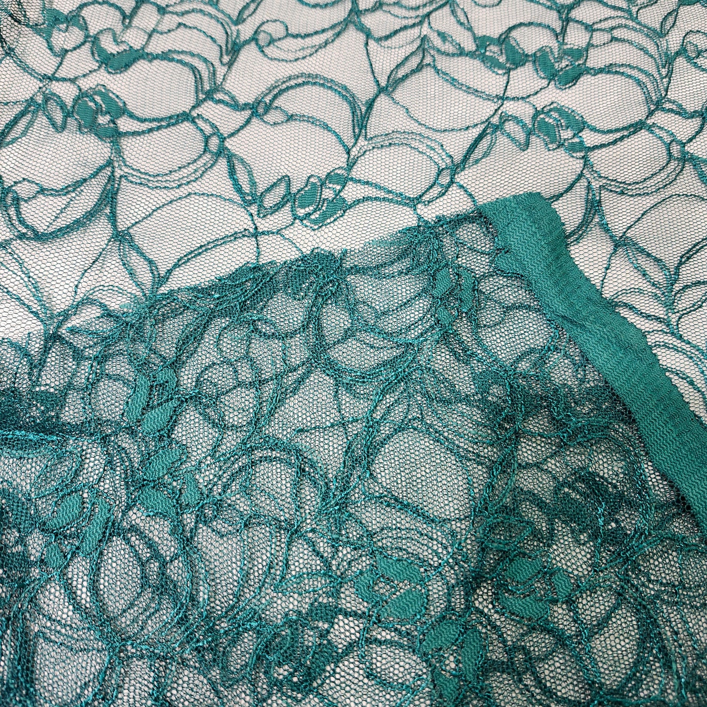 Wide Green Lace