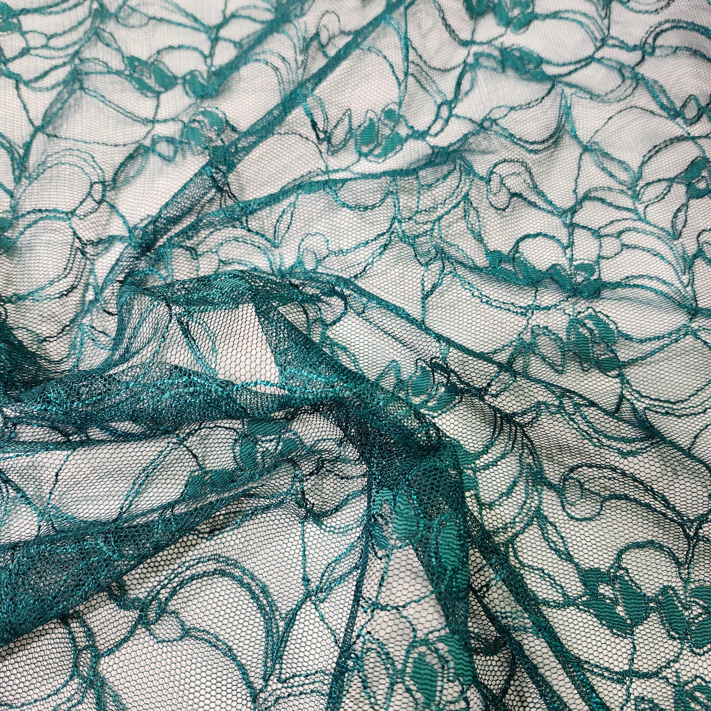 Wide Green Lace