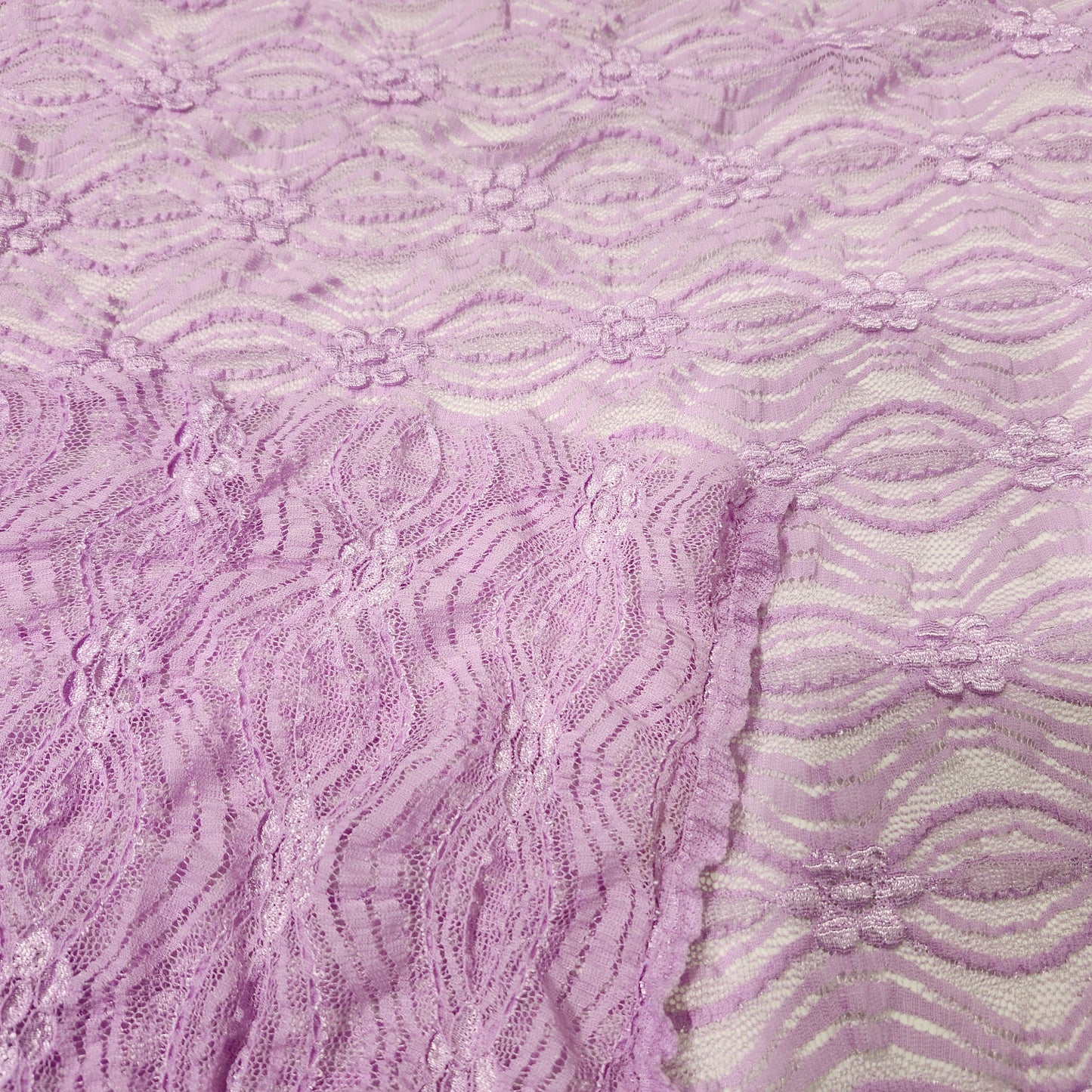 Wide Lilac Lace