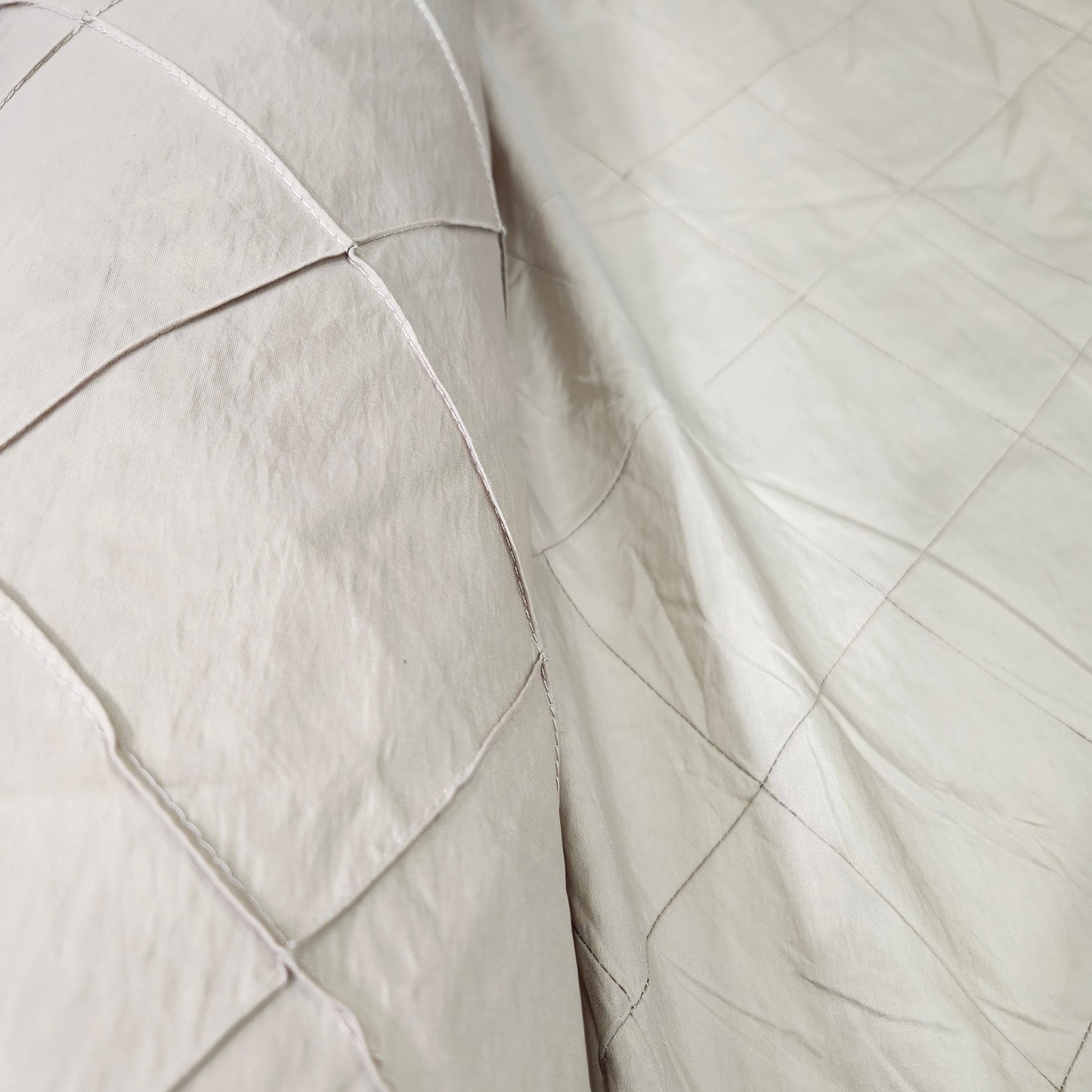 Taffeta, Diamond Pattern, Cream