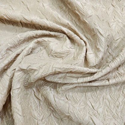 Taffeta, Crushed, Cream