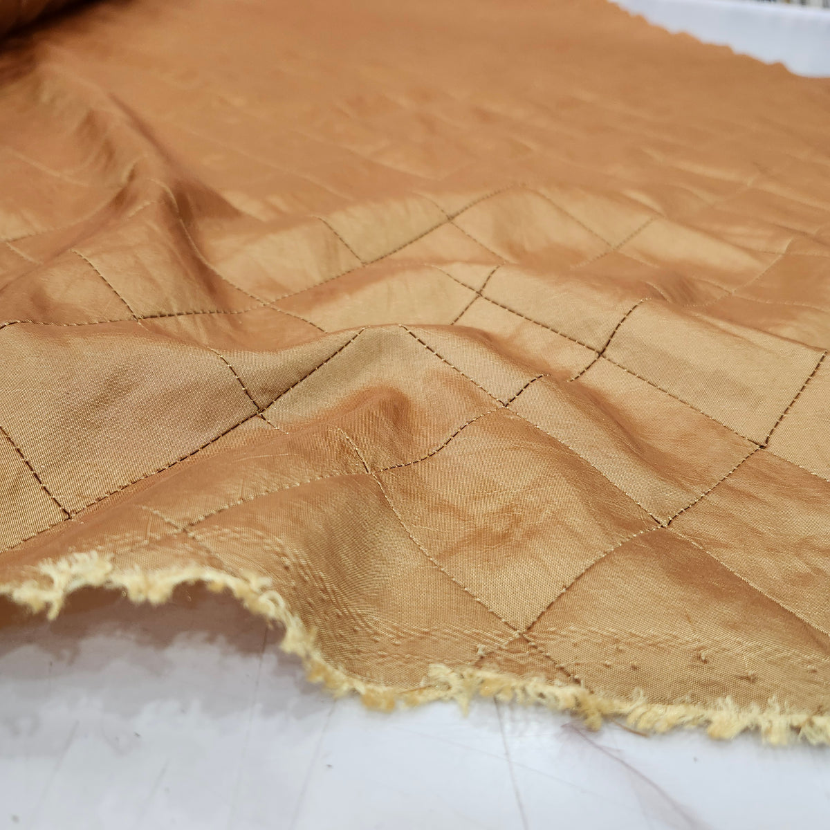 Taffeta Diamond Pattern Fabric Brown | Fabric Fox | Canada’s Fabric ...
