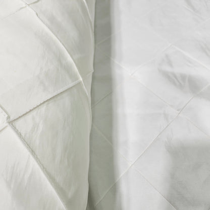 Taffeta, Diamond Pattern, White