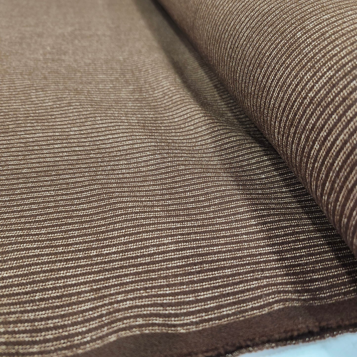 Wool, striped, Brown