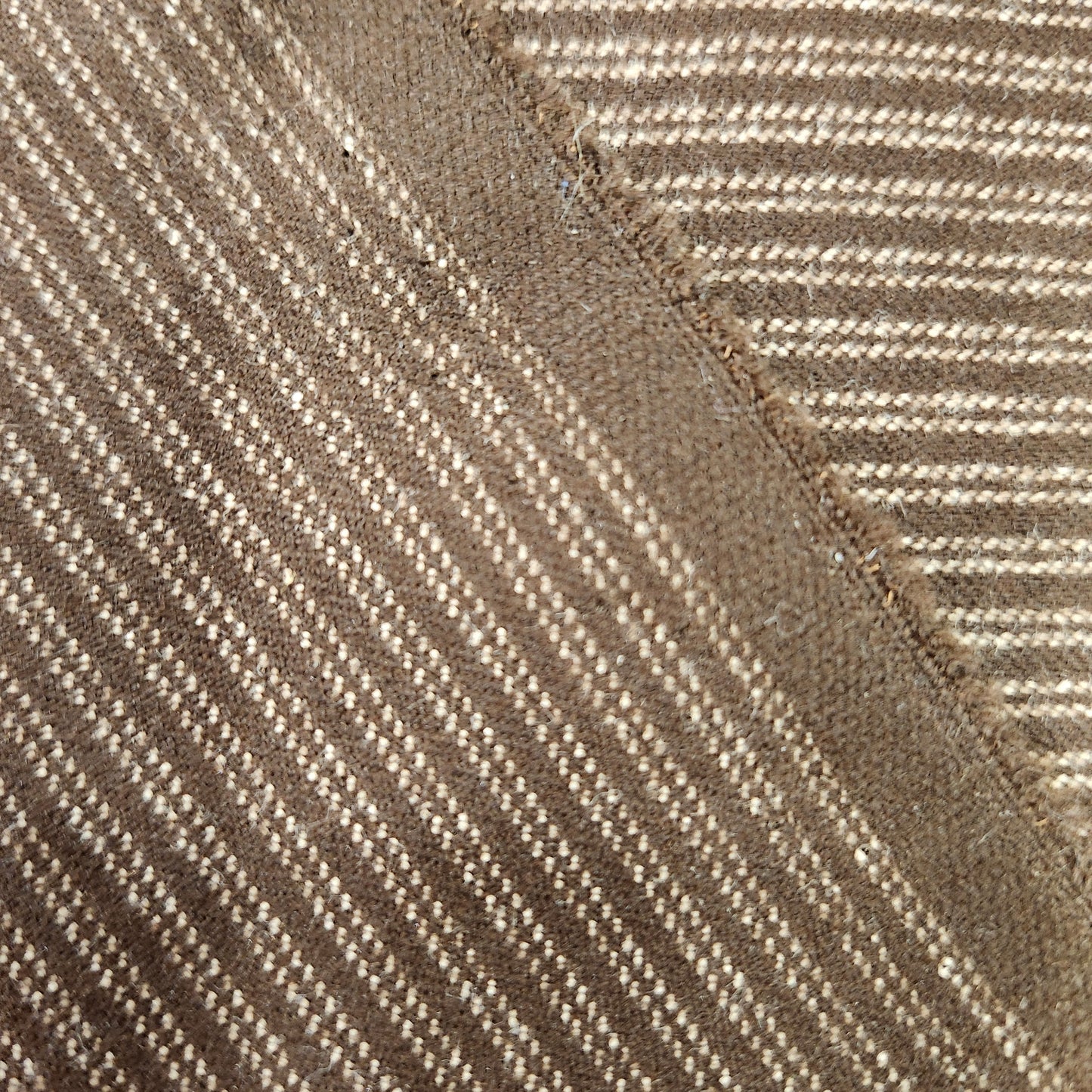 Wool, striped, Brown