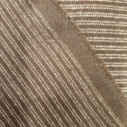 Wool, striped, Brown