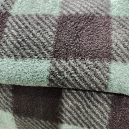 Fleece plaid, Green