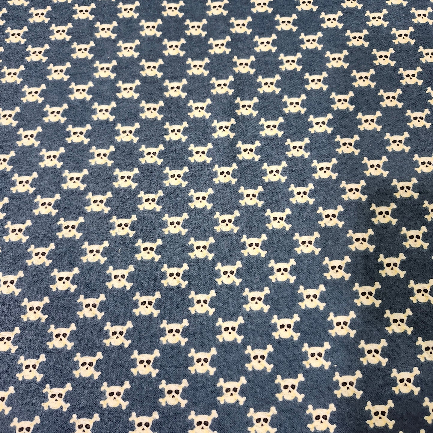 Flannel Skulls, Teal