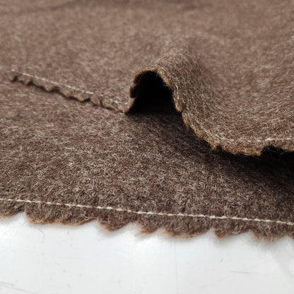 Melton Wool, Brown, Fire retardant