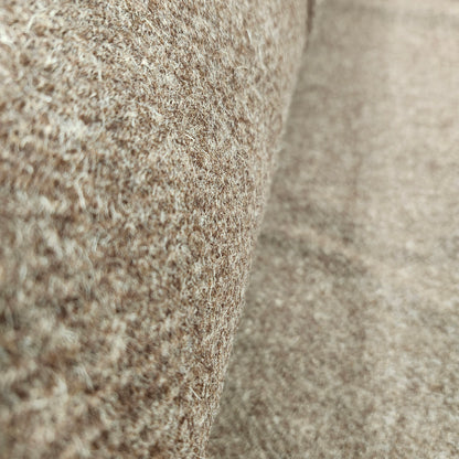 Melton Wool, Brown, Fire retardant