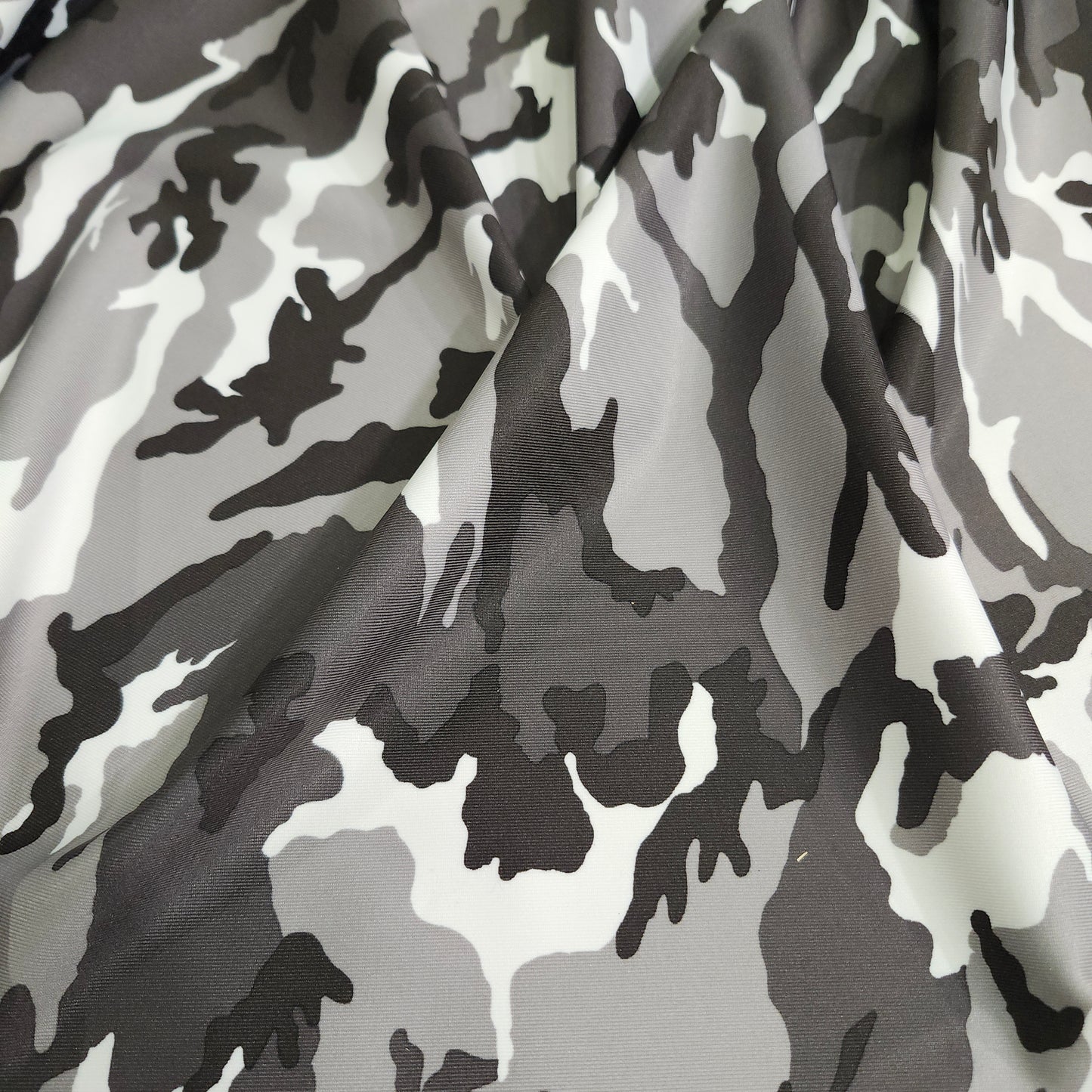 Stretchy Polyester Camo