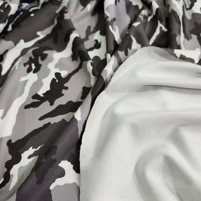 Stretchy Polyester Camo