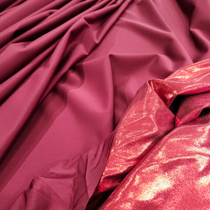 Shiny stretch fabric