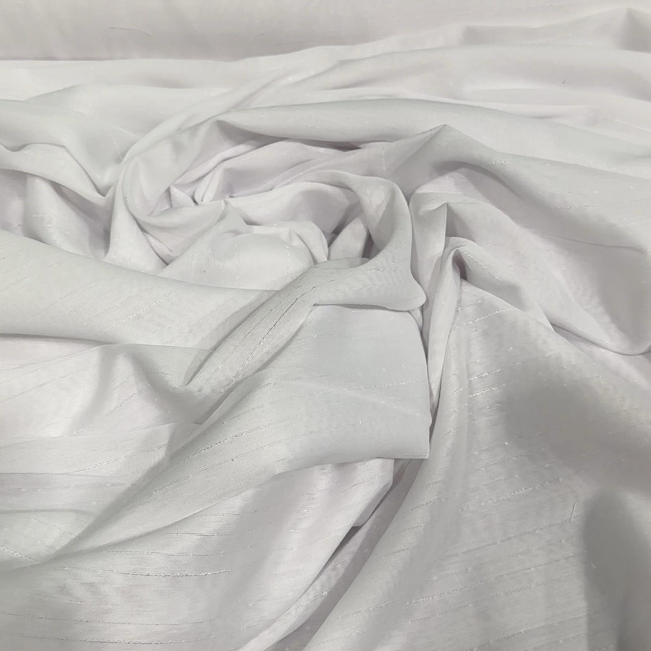 Sheer Wide Width Chalet Linen White