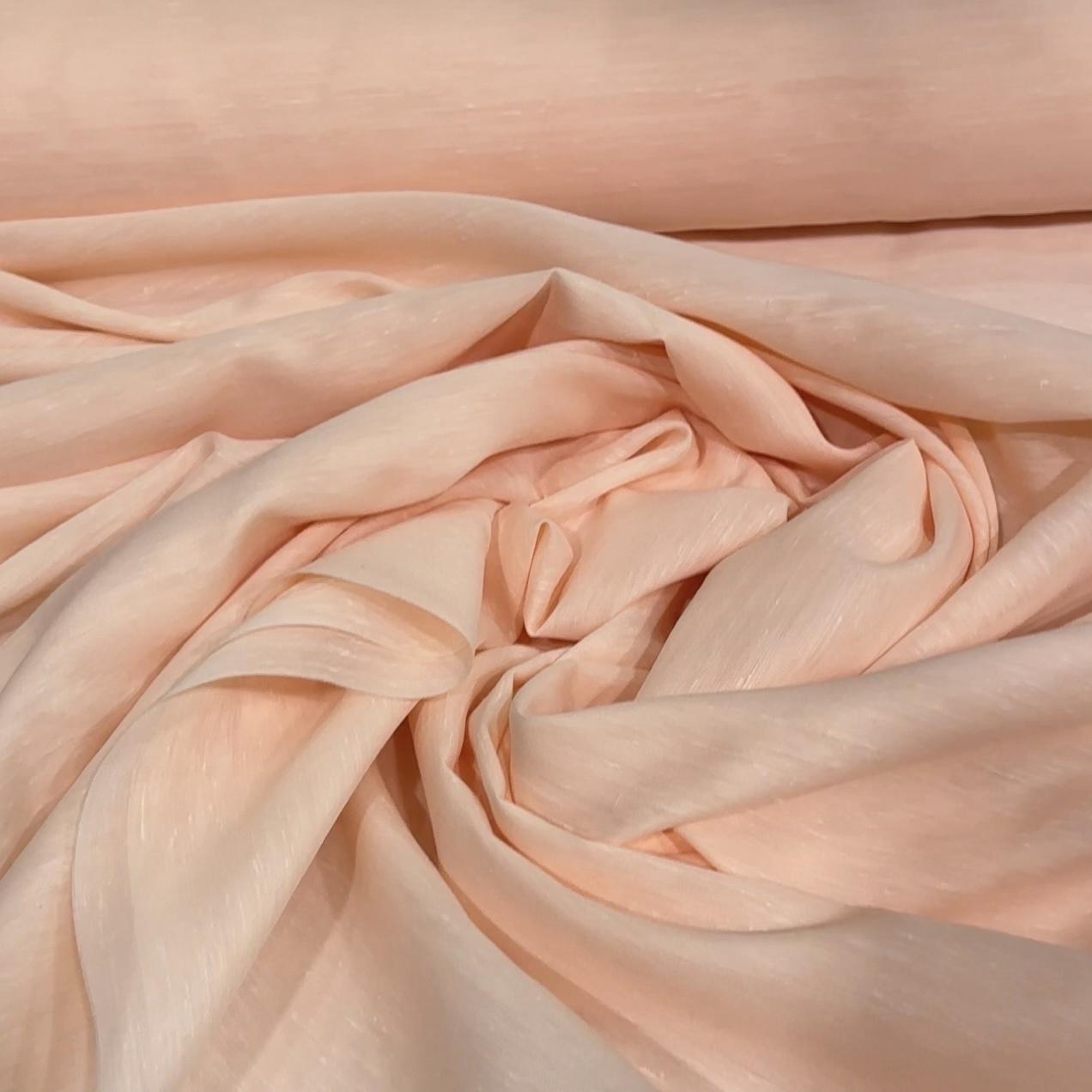 Sheer Wide Width Chalet Linen Ice Pink