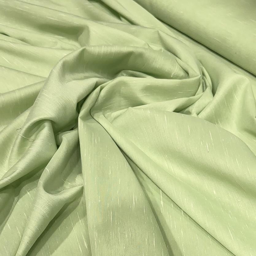 Sheer Wide Width Chalet Linen Celery