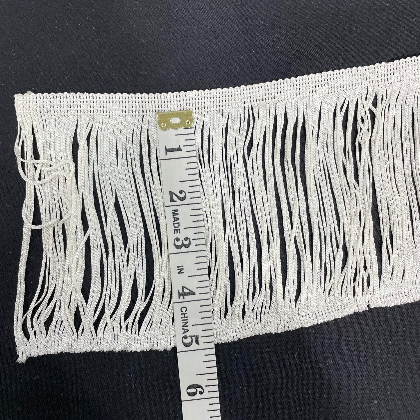 5 Inch Medium Fringe Cream