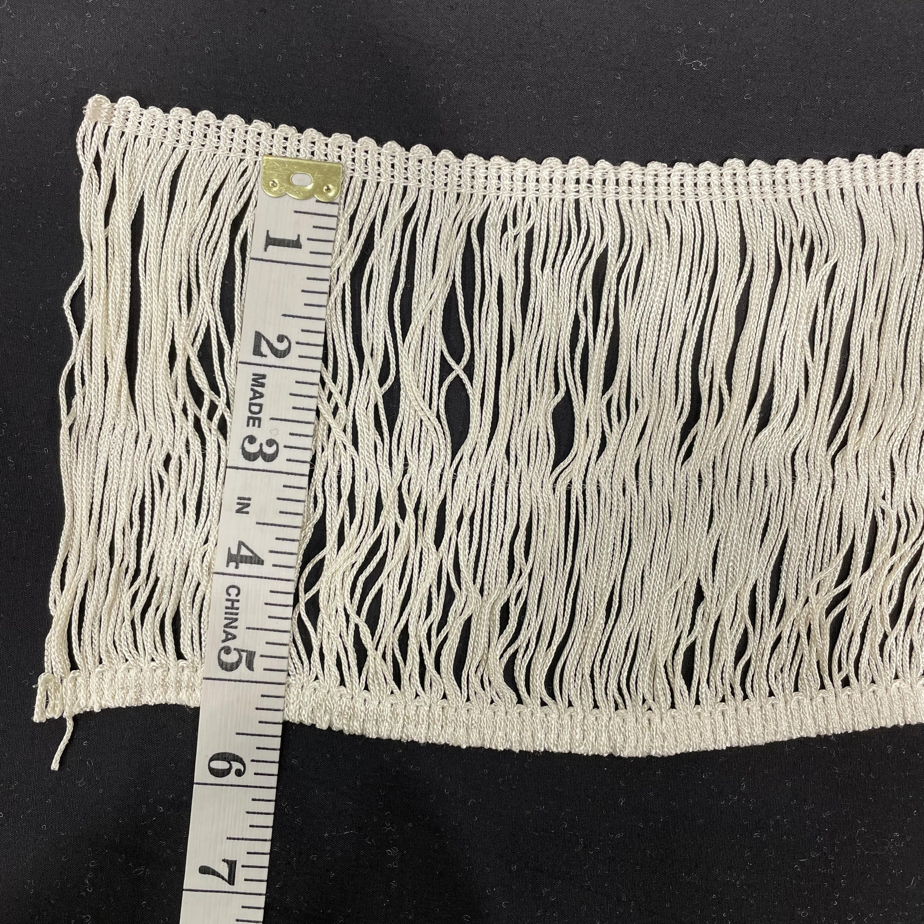 5 Inch Medium Fringe Cream