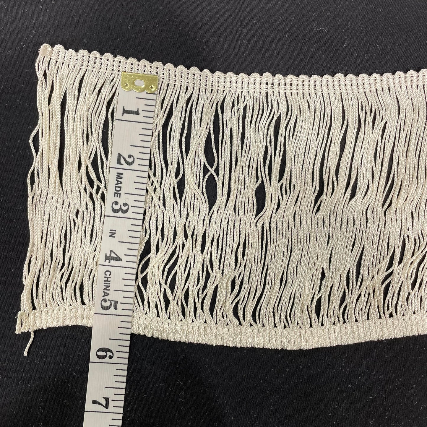 5 Inch Medium Fringe Cream