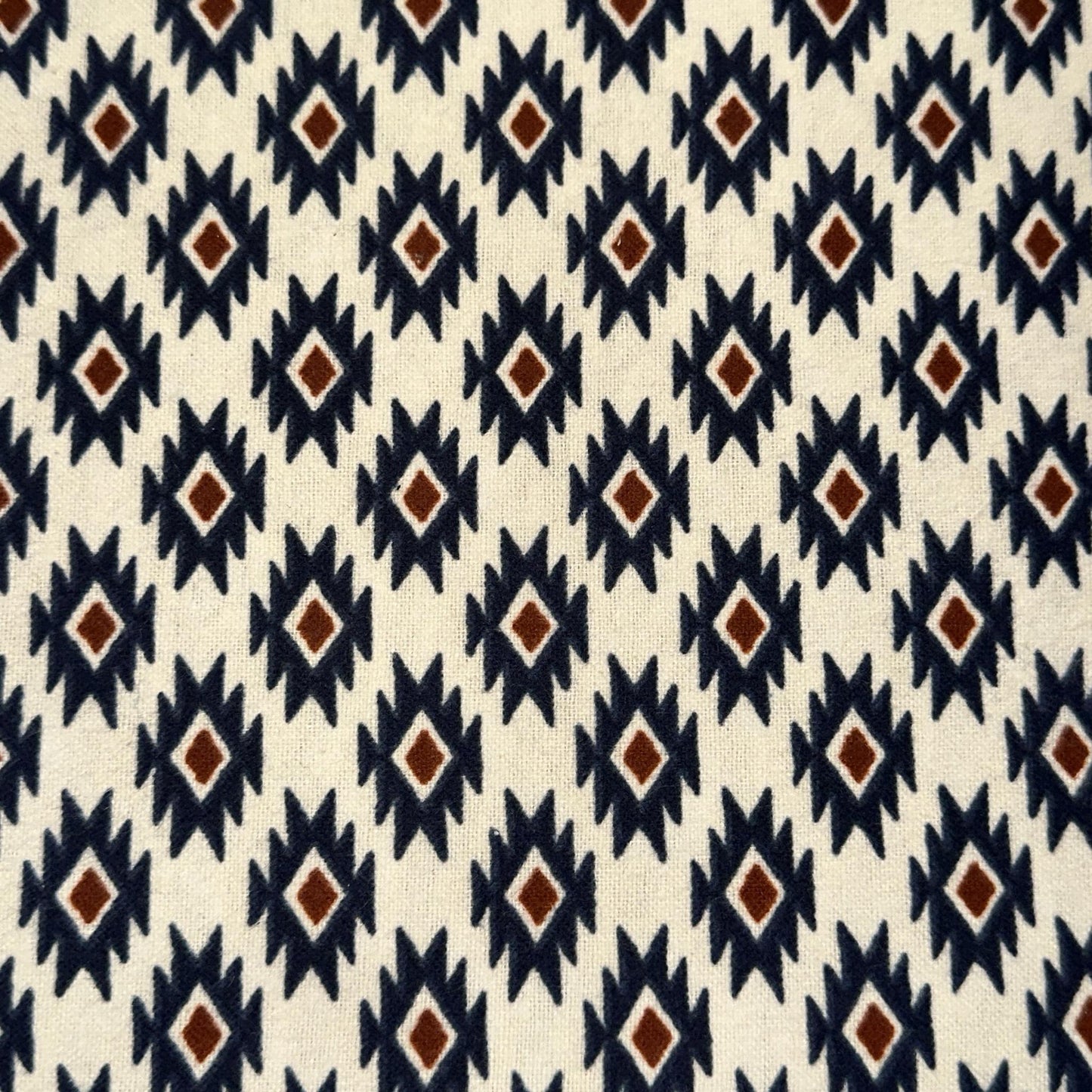 Flannel Geometry Blocks Beige
