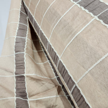 Wide Cream Drapery