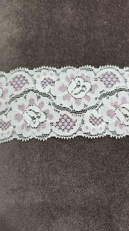 Pink\Ivory Lace